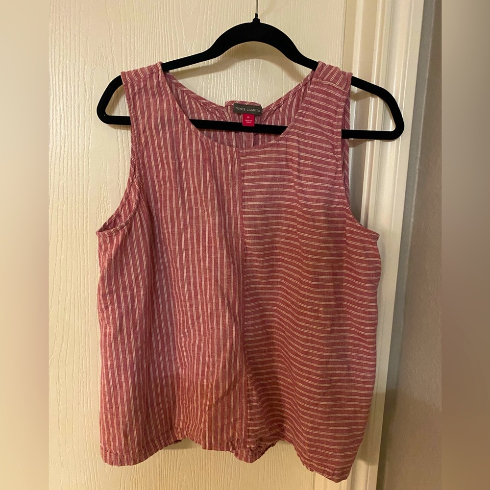 XL tunic-like cutoff sleeved